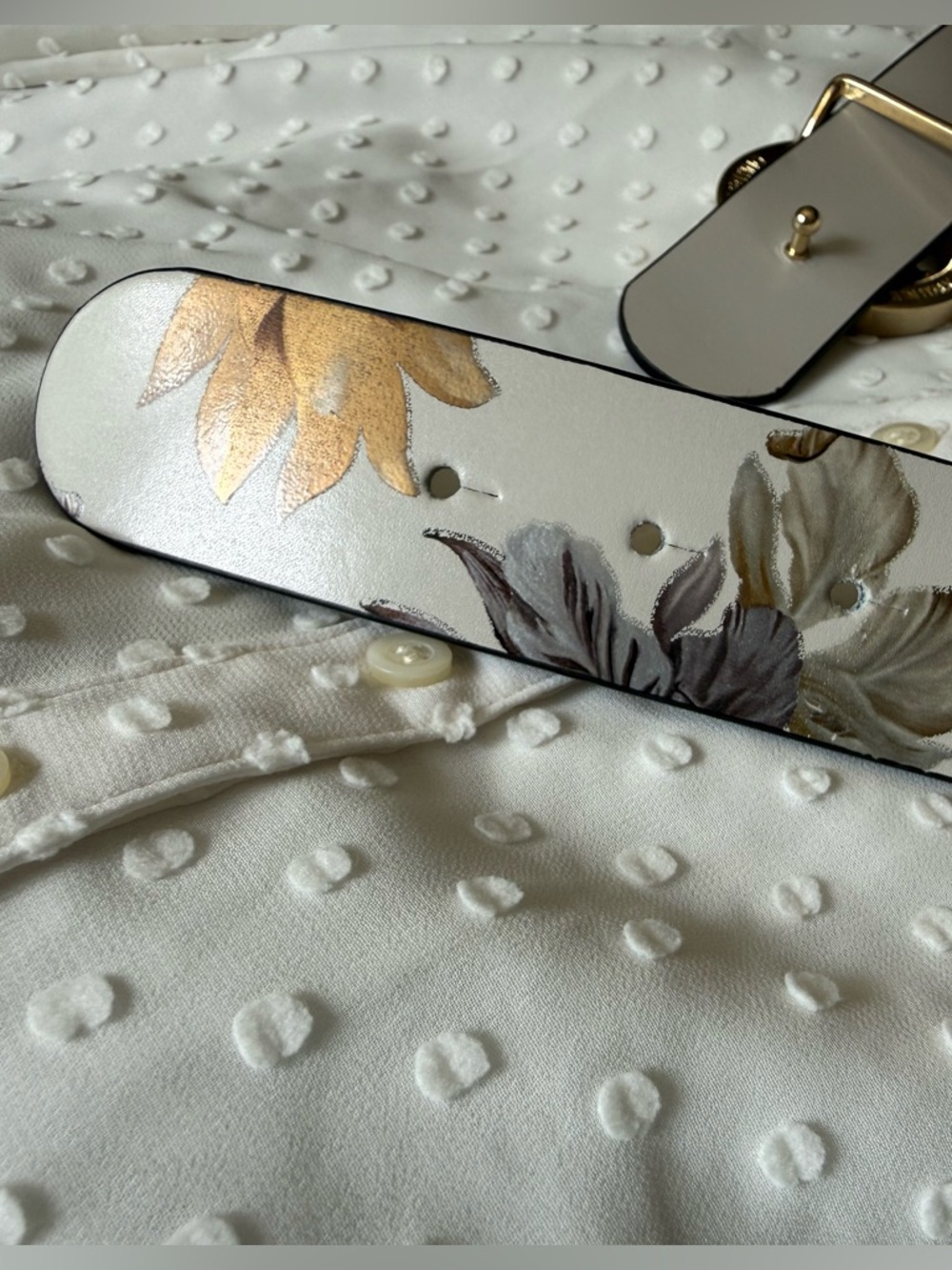 Mario Valentino Guisy Floral Belt - Picture 10 of 13